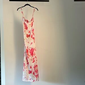 Tie dye maxi dress